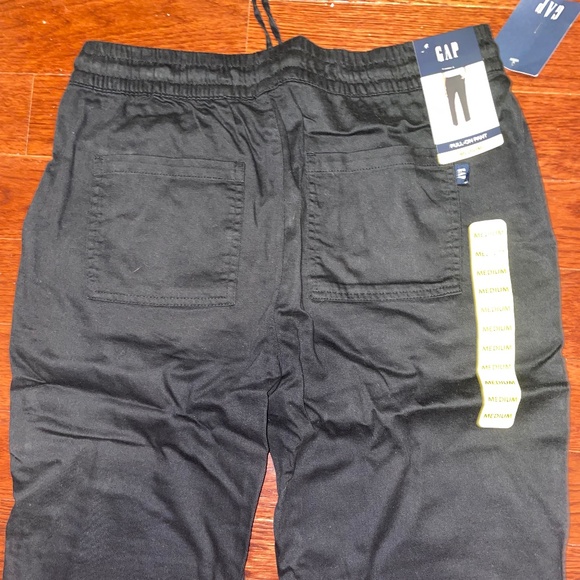 Gap Pull-On Draw string Pants Black Men’s Size MED NWT - Picture 5 of 11